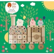 Cono Lelu 木製マグネットブロック 63ピース CBC-63