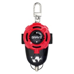 47×107×42mm GS-147BR-R 防犯ブザー ピブート 単4乾電池型 ブレイブ レッド