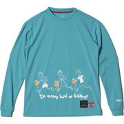 SMT181230 TURQUOISE L/S Tシャツ STORY DRIBBLE XL