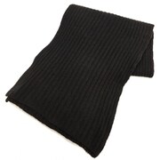 マフラー 60RG18A-KNIT-BLACK
