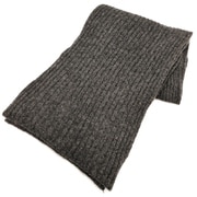 マフラー 60RG18A-KNIT-CHARCOAL GRAY