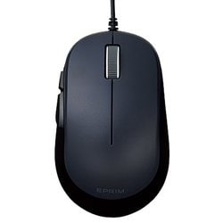 BlueLEDマウス EPRIM/有線/5ボタン ブラック M-Y9UBBK