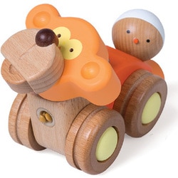 木製玩具 3歳～ ジョイントブロック EQB 8258 MONKEY CAR