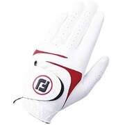 18 ウェザーソフ WT/RD 26 [ゴルフグローブ 26cm ホワイト/レッド]