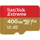 Extreme microSDXCカード 400GB Class10 UHS-I U3 V30 A2 SDSQXA0-400G-JN3MD