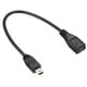 MiniUSB(オス)-MicroUSB(メス)変換ケーブル(フル結線) USBM5A/MCB20F