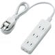 シャッタータップ 4個口 1m ホワイト T-ST02N-2410WH