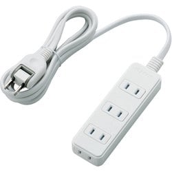 シャッタータップ 4個口 2m ホワイト T-ST02N-2420WH
