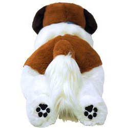 ぬいぐるみ　犬　サンレモン ひざわんこセントバーナード　癒し　お見舞い　廃盤 ひざわんこ ぬいぐるみ(M) セントバーナード - サンレモン