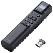 赤色レーザーポインター プレゼンター機能有り タイマー付 ブラック ELP-RL13PMBK