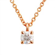 18R ソリティア ダイヤモンド ペンダント 0.17ct 41cm 30223942