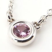 SS カラー バイ ザ ヤード ペンダント ピンクサファイヤ 0.08ct 41cm 25390474