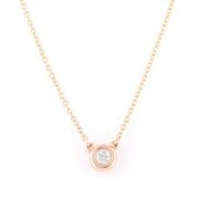 18R ダイヤモンド バイ ザ ヤード ペンダント 0.10ct 41cm 31895928