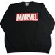 SPAP1313 MARVEL ロゴ スウェット BK スウェットM [キャラクターグッズ]