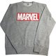SPAP1316 MARVEL ロゴ スウェット GY L [キャラクターグッズ]