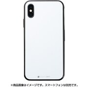 DCS-IP18STGGMWH [iPhone XS/X ハイブリッドケース Etanze（エタンゼ）ソリッドガラスタイプ ホワイト]