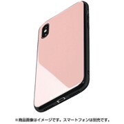 DCS-IP18STGGMPN [iPhone XS/X ハイブリッドケース Etanze（エタンゼ）ソリッドガラスタイプ ピンク]