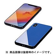 DCS-IP18STGGMBU [iPhone XS/X ハイブリッドケース Etanze（エタンゼ）ソリッドガラスタイプ サーフブルー]