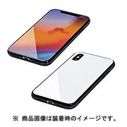 DCS-IP18LTGGMWH [iPhone XS Max ハイブリッドケース Etanze（エタンゼ）ソリッドガラスタイプ ホワイト]