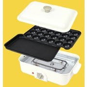 グリルホットプレート Lunon シロ KS-356A-WH