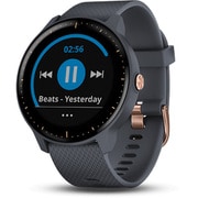 GPSスマートウォッチ vivoactive3 Music GraniteBlue RoseGold 010-01985-43