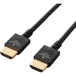 DH-HDP14EY10BK HDMIケーブル/Premium/やわらか/1.0m/ブラック