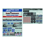 OP.1844 オンロードレーシングトラック用マーキングステッカー [ラジコン用部品]