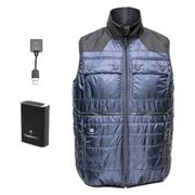 Heatable Reversible Photo Vest Bluetooth Navy L [ヒータブルリバーシブルフォトベスト Lサイズ ネイビー/アンスラサイト THERMO-IC Bluetoothセット]