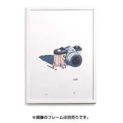 アートエディション カメラ ホワイト Art Edition Camera White 42.0×59.4cm