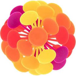 playableART フィボナッチツリー オレンジ クリア BEA0413 : playableART フィボナッチツリー ブルー クリア BEA0415