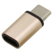Type-C/microUSB変換コネクタ USB2.0 3A ゴールド BCCMC30GD