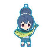 ゆるキャン△ サバキャン△ リンの釣っちったラバーストラップ [キャラクターグッズ]