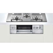 ガスビルトインコンロ 「デリシア」 都市ガス12/13A用 AC100V電源タイプ 天板幅75cmタイプ ガスビルトインオーブン接続可タイプ ダッチオーブン付属 RHS71W22E2V2D-STW/13A