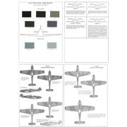 塗装カラーチャート ILDCC002 ドイツ空軍戦闘機・WW.II 初期/中期 [プラモデル用品]
