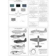 塗装カラーチャート ILDCC006 米海軍機・WW.II 艦載機 [プラモデル用品]
