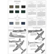 塗装カラーチャート ILDCC008 米陸軍航空軍機・WW.II ヨーロッパ戦線 [プラモデル用品]