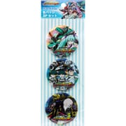 ホログラムカンバッジ3個セット H5 トリニティ ブラック [キャラクターグッズ]