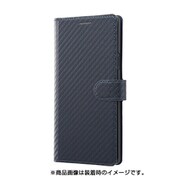 Galaxy Note9 手帳型ケース カーボン ダークネイビー IN-GN9LBC12/DN
