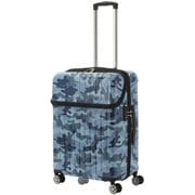 スーツケース アクタス トップス迷彩 Mサイズ 旅行日数目安:4~7泊 59L TSAロック搭載 カモフラブルー(青迷彩) 74-20372