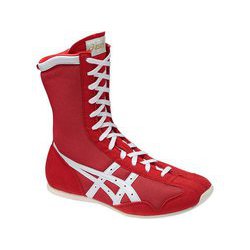 ボクシングユニフォーム 上下セット アマチュア アシックス asicsレッド S asics ランニングシャツ(赤) / センタースポーツ