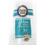 クリアコップ425ml 5P HM-13