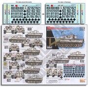 AXT351012 第2SS装甲師団「ダス・ライヒ」　第8中隊　タイガーI初期型 [1/35スケール ミリタリーデカール]
