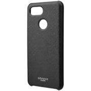 Google Pixel 3 [シェル型PUレザーケース COLORS “EURO Passione” PU Leather Shell ブラック]