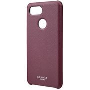 Google Pixel 3 [シェル型PUレザーケース COLORS “EURO Passione” PU Leather Shell ワイン]