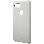 Google Pixel 3 XL [シェル型PUレザーケース COLORS “EURO Passione” PU Leather Shell グレー]