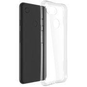 Google Pixel 3 [シェル型ハイブリッドケース COLORS “Glass Hybrid” Shell Case クリア]