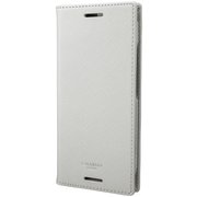 Google Pixel 3 [手帳型PUレザーケース COLORS “EURO Passione” PU Leather Book Case グレー]