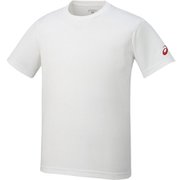 XA6188 0123 ホワイトXレッド ASQR3Tシャツ M
