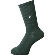 XAS357 80 28cm [カラーソックス25 ダークグリーン]