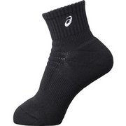 XAS856 9001 22cm [Jr.ソックス15 ブラック×ホワイト]